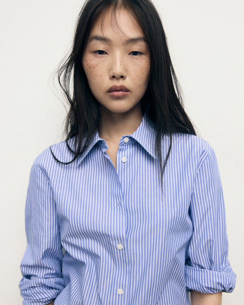 Camisa recta Mango